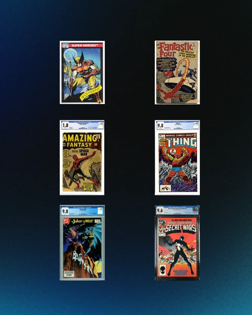 CGC and CBCS graded comic books